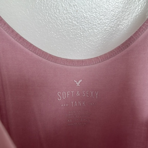 EUC Pinkish Purple American Eagle Soft & Sexy Button-down Tank - Picture 2 of 4